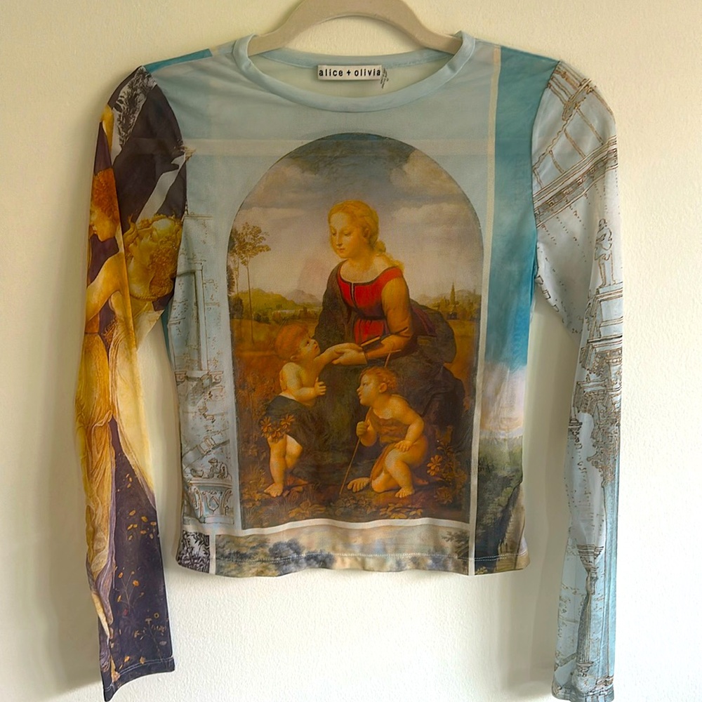 Alice and Olivia Mesh Top